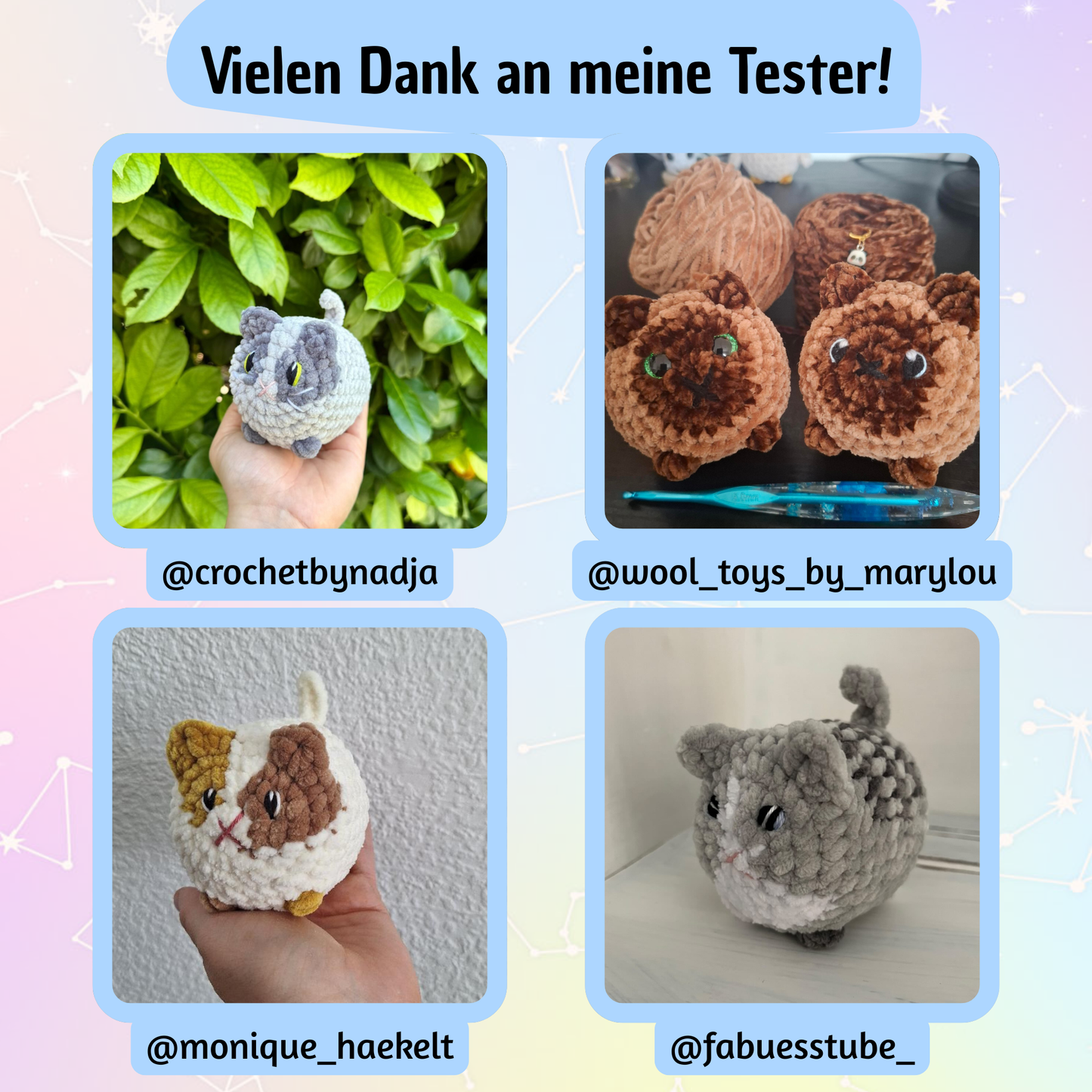 7 in 1 Kitten Häkelanleitung