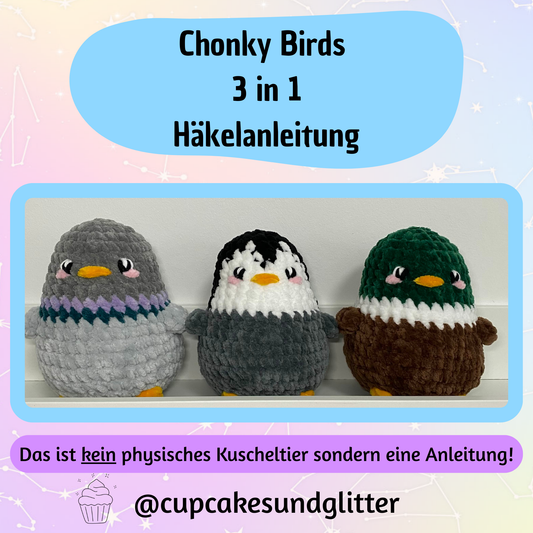 Chonky Birds Häkelanleitung