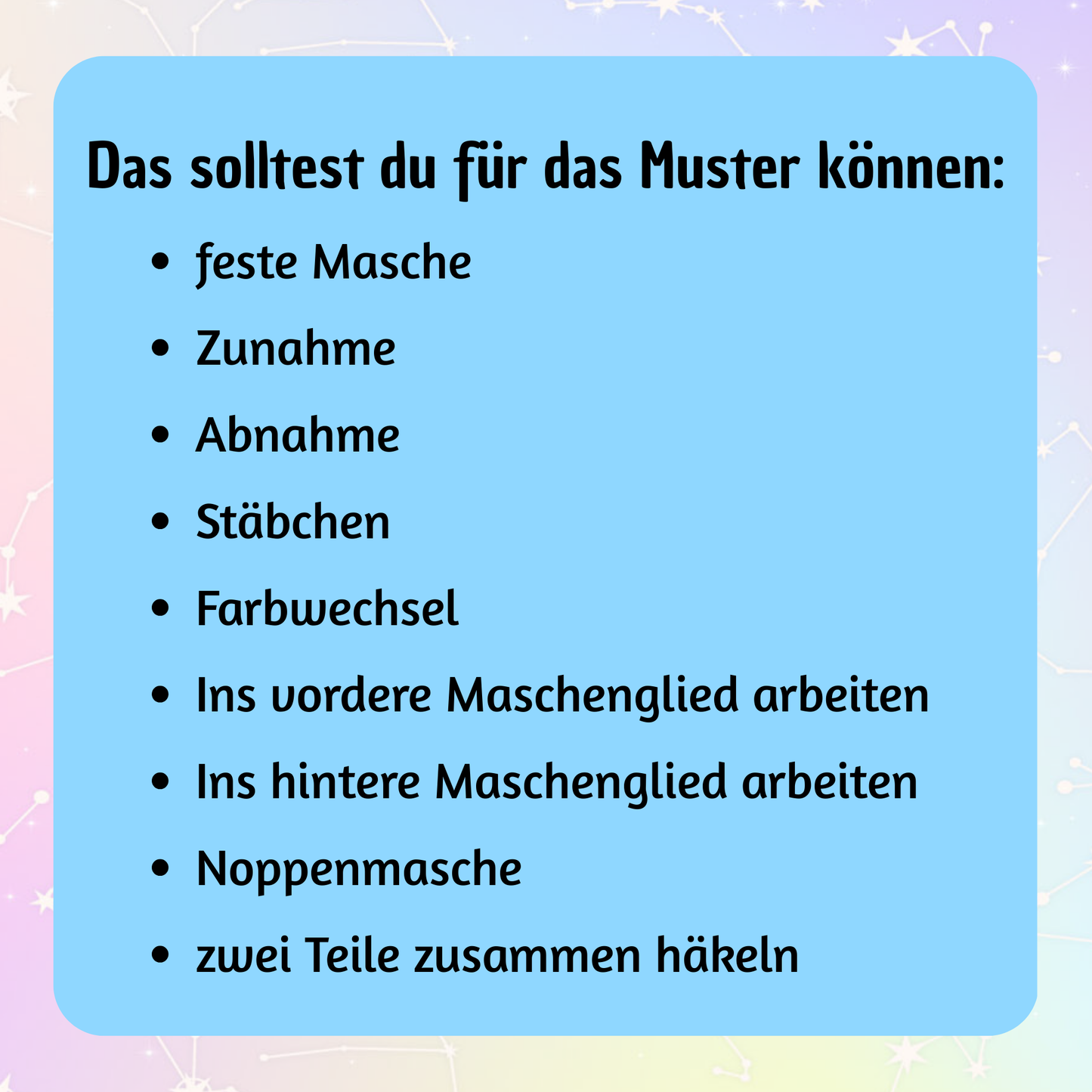 Schwein Häkelanleitung
