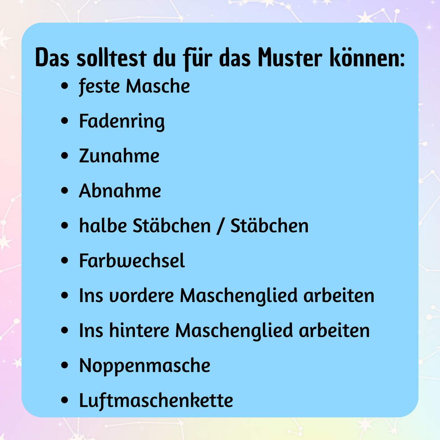 7 in 1 Kitten Häkelanleitung